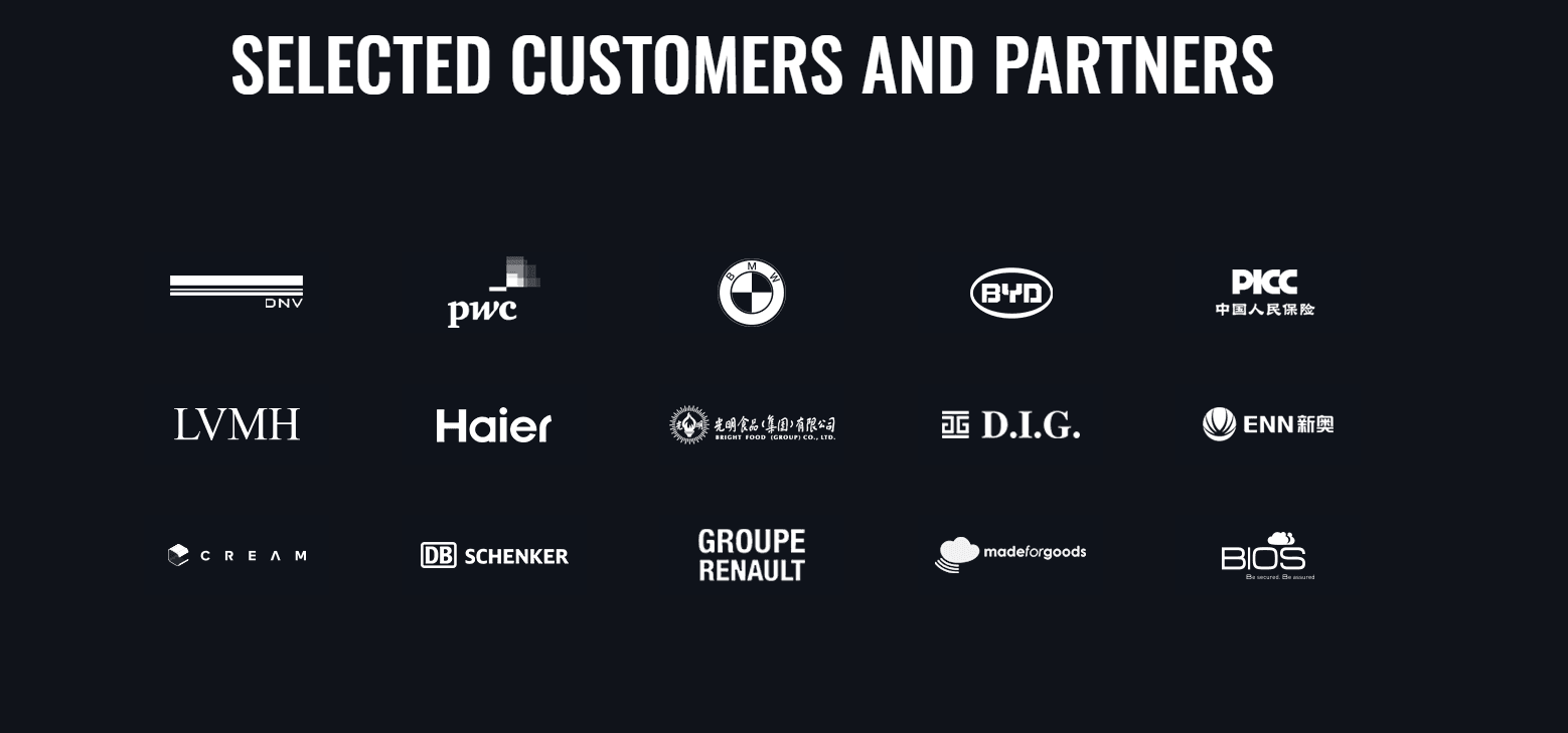 Vechain partnerships