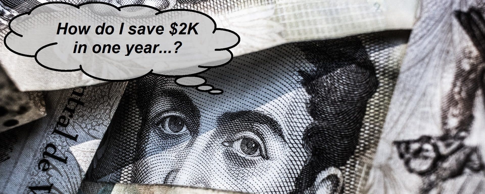 how to save 2000 in a year